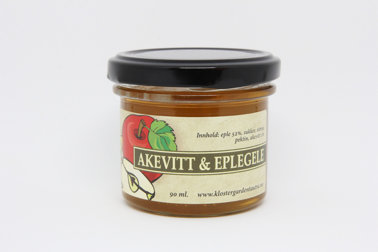 Akevitt & eplegele 90ml.