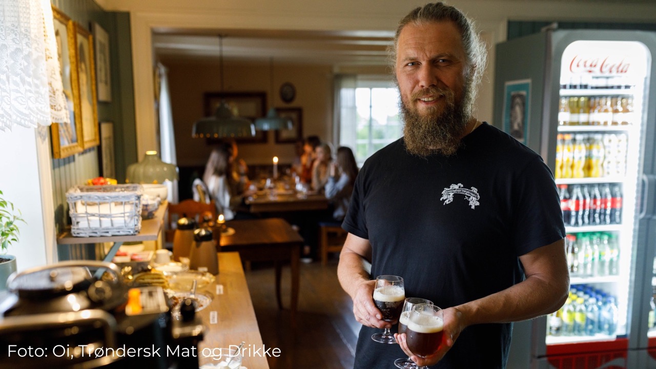 Jørn i restauranten