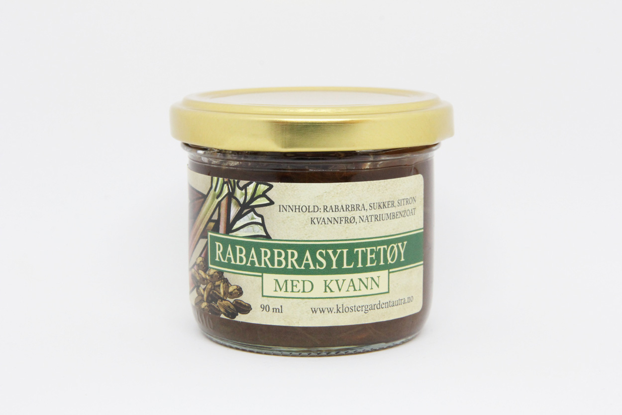 Rabarbrasyltetøy 90ml.